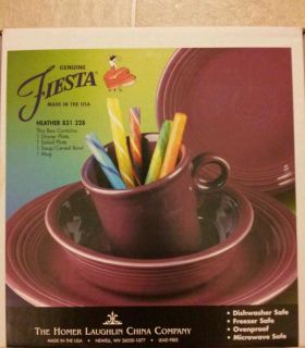 Fiestaware Fiesta Dinnerware Set Heather 831328