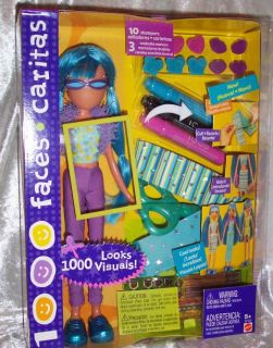1000 Faces Doll Blue Create Your Own Look Mint in Box