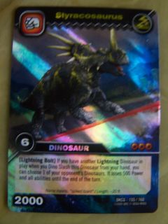 New Dinosaur King Trading Card styracosaurus Colossal Shiny card DKCG