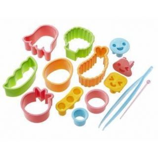  bento accessories lunch mould mold ham cheese cutter side dish set