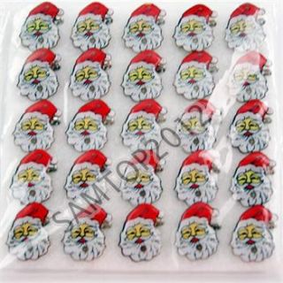 1PK Cute Christmas LED Flashing Light Breastpin Brooch Snowman Gift