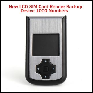 LCD Phone Sim Card Reader Backup Device 1000 Numbers