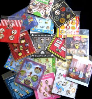 Disney Trading Pins 25 Pin Lot Brand New Booster Sets