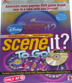 Scene It to Go Trivia DVD Game Disney Travel Free SHIP