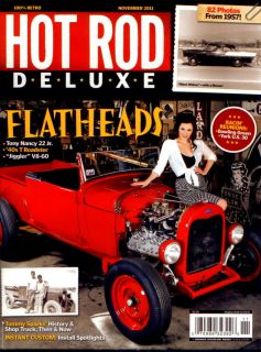 Hot Rod Deluxe Magazine Nov 2011 Rat Street Flathead Custom Gasser Old