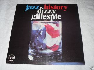 Dizzy Gillespie Jazz History Vol 3 2 LP Verve Records