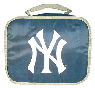 New York Yankees MLB Baseball Soft Navy Lunch Bag Box