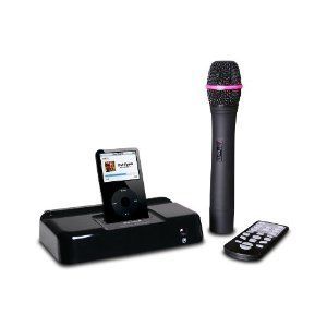 DJ Tech iPod Karaoke Audio Video System w VHF Microphone