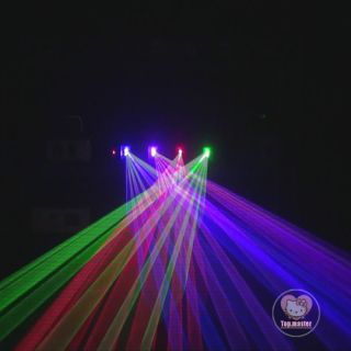  BVRG Blue Violet Red Green Laser Stage Lighting DJ Party Light