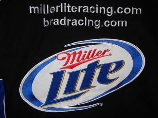  Brad Keselowski Embroidered Miller Lite Cotton Jacket 4XL