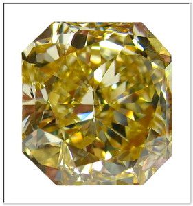  GIA Cert Fancy Yellow Radiant Diamond VVS2 Below Wholesale Cost