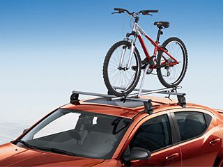 Dodge Avenger Thule Roof Bike Rack Carrier Up Right