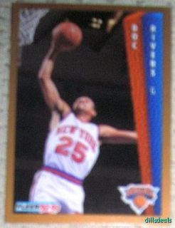 Doc Rivers Card 396 NBA 92 93 Fleer N Y Knicks VGC