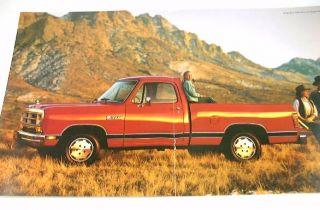 1987 87 Dodge RAM 100 Pickup Truck Brochure D100 W100