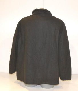 Perry Ellis Portfolio Size 3X Mens Black Wool Winter Coat