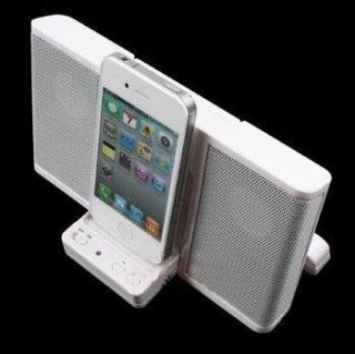 New Dock Station Speaker for iPod Touch iPhone 4 4G 3G White And Black