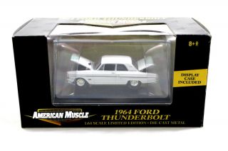  Muscle 1964 Ford Thunderbolt White Limited 1 64 Diecast Car