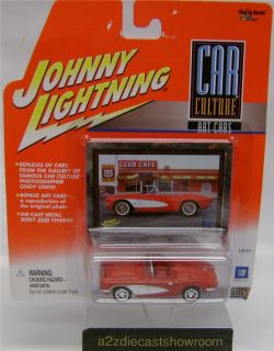  Corvette Car Culture Art Cars Red Johnny Lightning Diecast 1 64