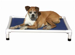 Peluche Outdoor Chewproof Elevated Dog Bed PVC Pet Cot