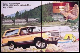 1979 dodge ramcharger 4x4 truck brochure click to view auto literature
