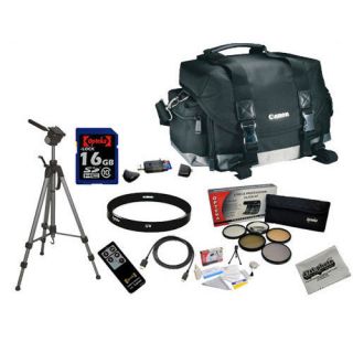 Canon 200DG Digital Camera Gadget Bag with Professional Accessory Kit