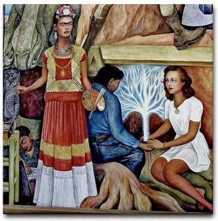 mexican artist diego rivera portrait of frida kahlo
