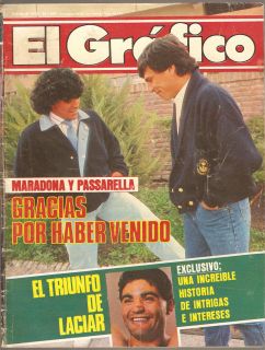 Soccer Diego MARADONA Magazine Argentina 1985