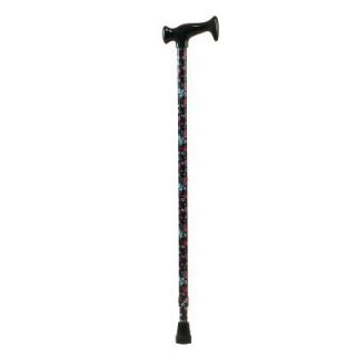 nova blue pink flowers floral walking mobility cane proud to be an