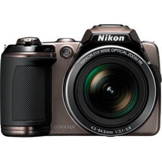 Nikon Coolpix L120 Digital Camera Bronze Refurbished 018208262557