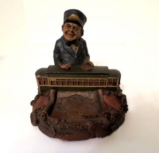 Cairn Tom Clark Signed Gnome Dilworth with Streetcar 1991 Retired 94