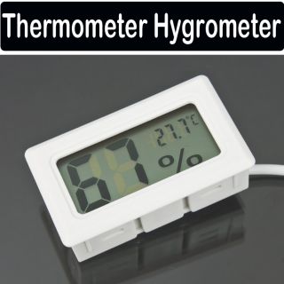 Mini Digital LCD Thermometer Humidity Temperature Hygrometer Probe