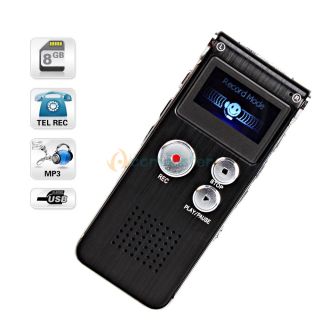  CL R30 650Hr Digital Voice Recorder with U Disk Function Black