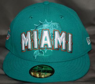 Miami Dolphins 2012 Draft 59Fifty Structured Fitted Hat Cap by New Era