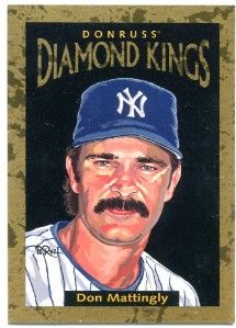 Don Mattingly 1996 Donruss Diamond Kings Baseball Insert 9280 10000 NY