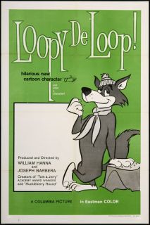 Loopy de Loop 1960 Original U s One Sheet Movie Poster