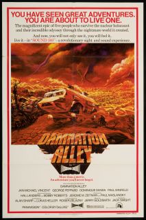 Damnation Alley 1977 Original U s One Sheet Movie Poster