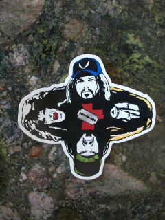 DIMEBAG DARRELL TRIBUTE STICKER DIME FROME HELL LIMITED RARE PANTERA