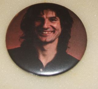 Slade Don Powell Photo Large Vintage Metal Pin Badge from The 1980S