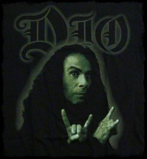 Dio Ronnie James Dio Photo T Shirt Official Fast SHIP