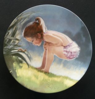 Donald Zolan SMALL WONDER Plate From WONDER OF CHILDHOOD COLLECTION M