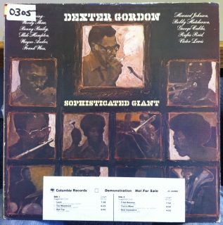 DEXTER GORDON sophisticated giant LP VG+ WL Promo WLP JC 34989 Vinyl