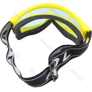  Motorcycle Raider Motocross Dirt Bike ATV Goggle Goggles Yellow