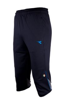 Diadora Shorts Three Quarter 3 4 Pants D Blue All Sizes New Free SHIP