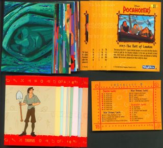 You are bidding on a complete set of MINT POCAHONTAS cards.