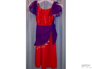 Disney Esmeralda Costume 8 10 Large Gypsy Dress Up New