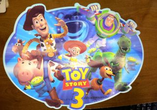 Toy Story 3 Placemat Woody Buzz Jessie NWT 
