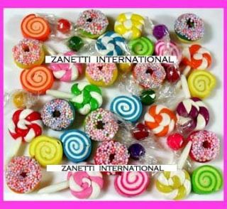 40 Assorted Miniature Donuts Cakes Candy Dollhouse Food