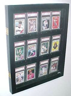 Sports Card Display Case for 12PSA Graded Cards