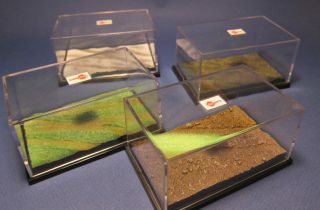 Model Display Case with Clear Cover and Diorama Base Can do WTM