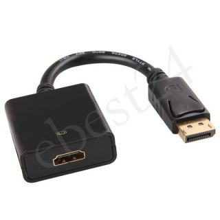 DP DisplayPort Display Port Male to HDMI Female Cable Converter